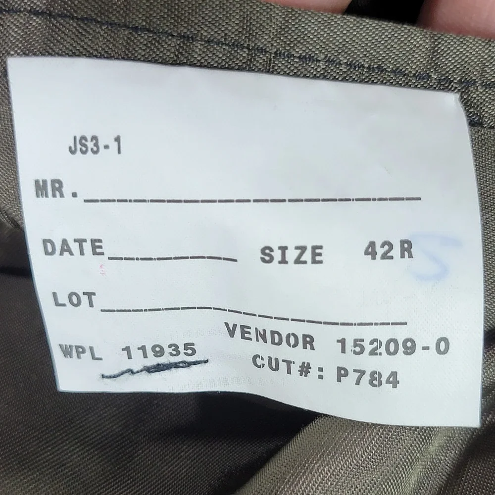 Stafford Men's Sport Coat Blazer Two Button Brown Wool Camel Nylon‎ BLend 42R